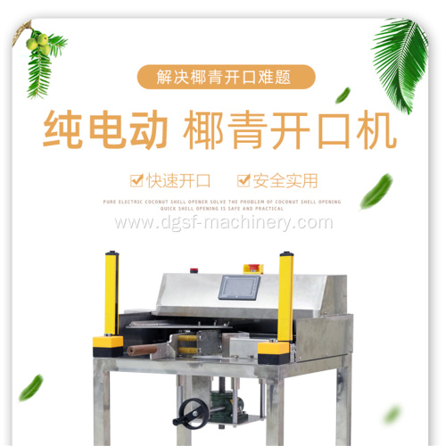 Pure Electric Green Coconut Opening Machine WT-DK100